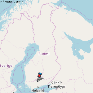 Hämeenlinna Karte Finnland