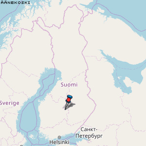 Äänekoski Karte Finnland