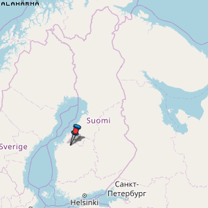 Alahärmä Karte Finnland