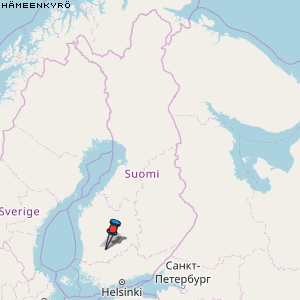 Hämeenkyrö Karte Finnland