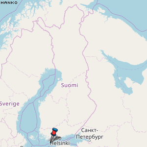 Hanko Karte Finnland