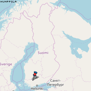 Humppila Karte Finnland