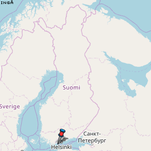 Ingå Karte Finnland