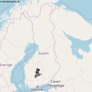 Kangasala Karte Finnland