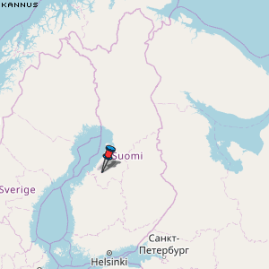 Kannus Karte Finnland