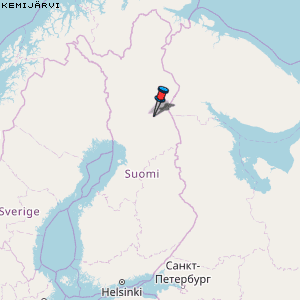 Kemijärvi Karte Finnland