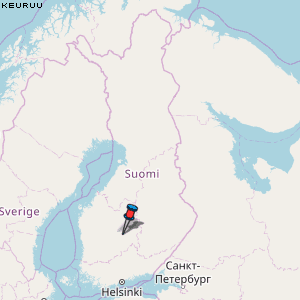 Keuruu Karte Finnland