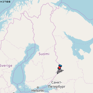 Kitee Karte Finnland