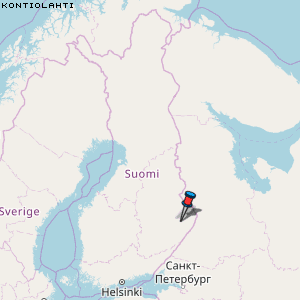 Kontiolahti Karte Finnland