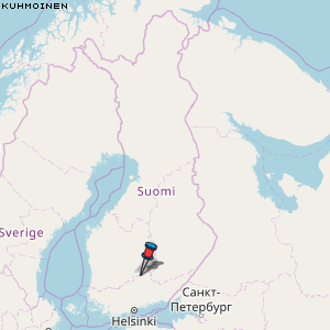 Kuhmoinen Karte Finnland
