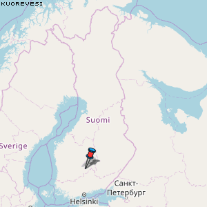 Kuorevesi Karte Finnland
