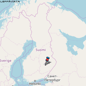 Leppävirta Karte Finnland