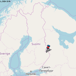 Lieksa Karte Finnland