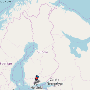 Lohja Karte Finnland