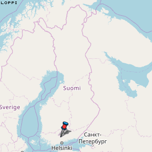 Loppi Karte Finnland