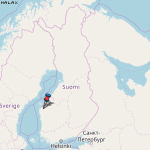 Malax Karte Finnland