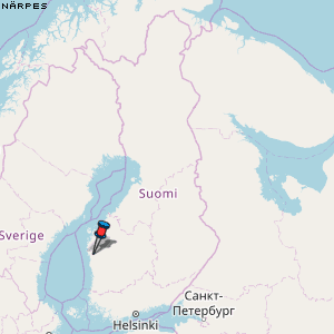 Närpes Karte Finnland