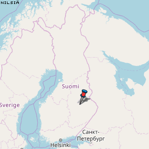 Nilsiä Karte Finnland