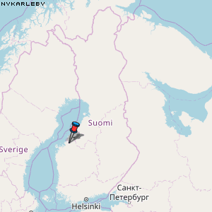 Nykarleby Karte Finnland