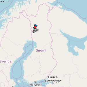 Pello Karte Finnland