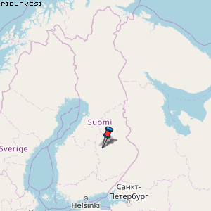 Pielavesi Karte Finnland