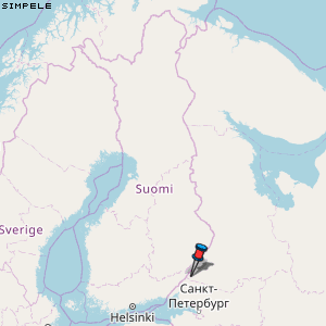 Simpele Karte Finnland