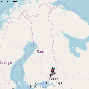Ruokolahti Karte Finnland