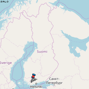 Salo Karte Finnland