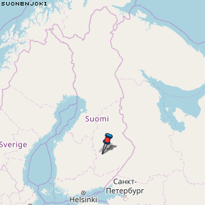 Suonenjoki Karte Finnland