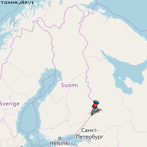 Tohmajärvi Karte Finnland