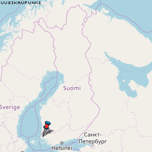 Uusikaupunki Karte Finnland