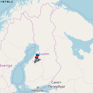 Veteli Karte Finnland