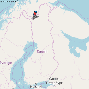 Enontekiö Karte Finnland