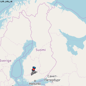 Urjala Karte Finnland