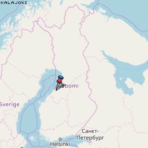 Kalajoki Karte Finnland