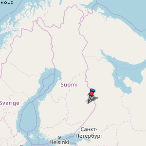 Koli Karte Finnland