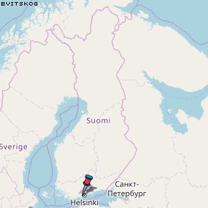 Evitskog Karte Finnland