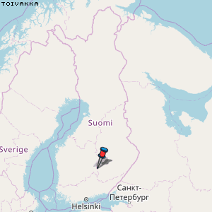 Toivakka Karte Finnland