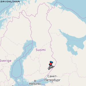 Savonlinna Karte Finnland