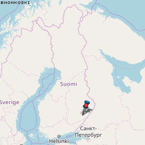 Enonkoski Karte Finnland