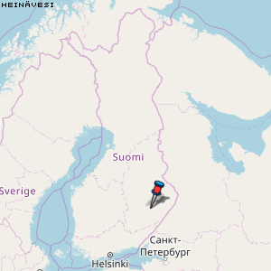 Heinävesi Karte Finnland