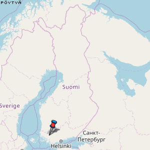 Pöytyä Karte Finnland