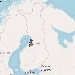 Rautio Karte Finnland