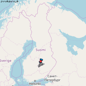 Jyväskylä Karte Finnland