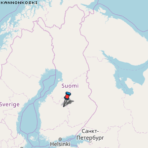 Kannonkoski Karte Finnland