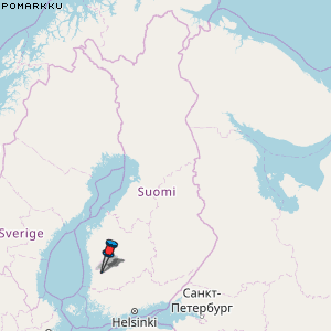 Pomarkku Karte Finnland