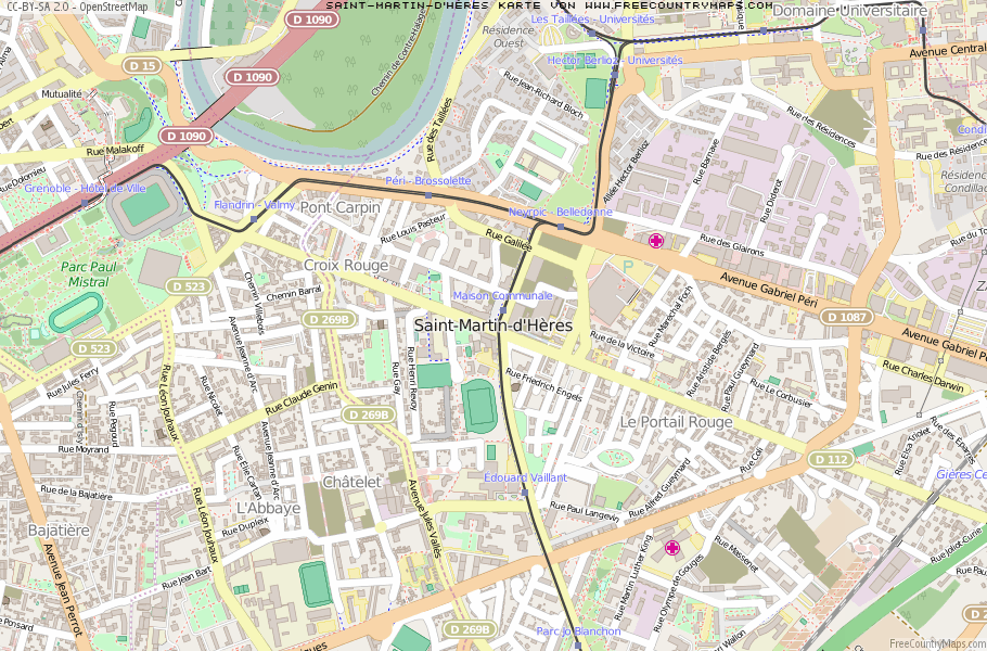 Karte Von Saint-Martin-d