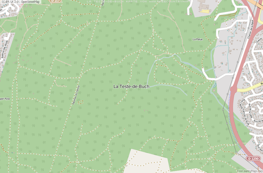 Karte Von La Teste-de-Buch Frankreich