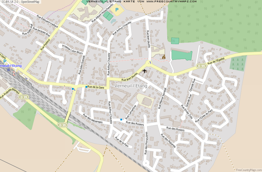 Karte Von Verneuil-l