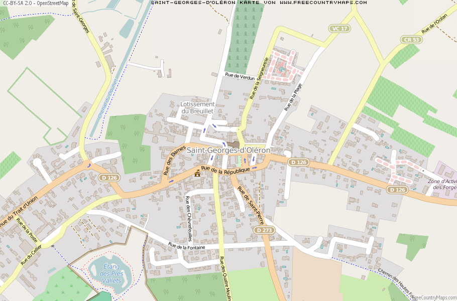 Karte Von Saint-Georges-d